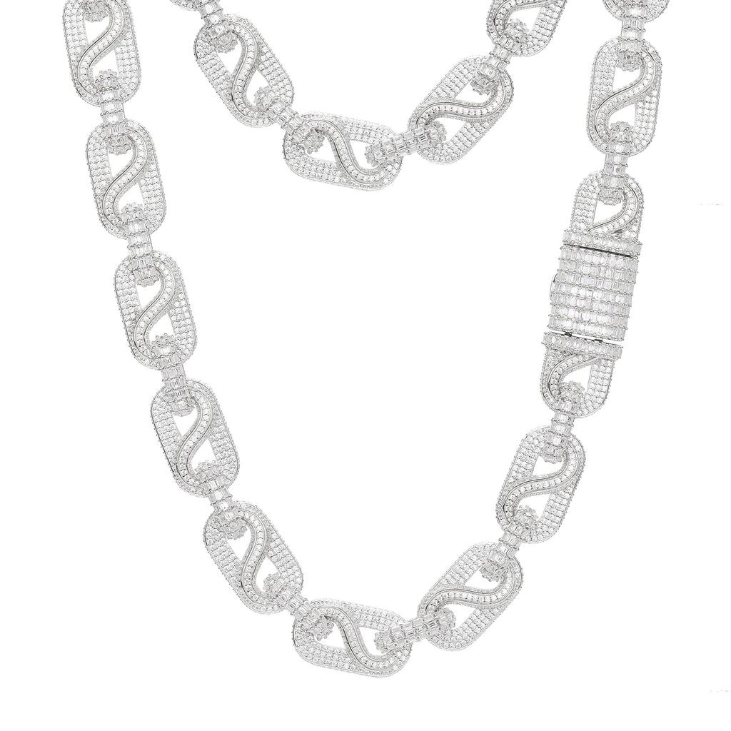 Moissanite Linked Cuban Chain