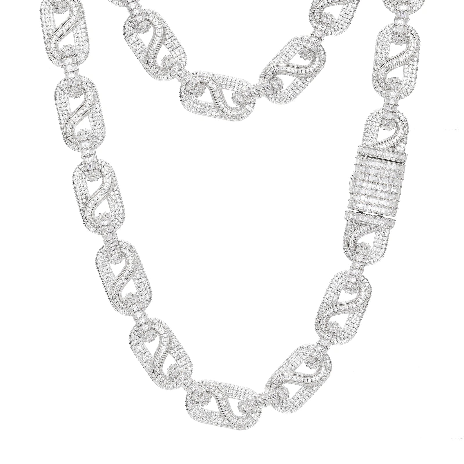 Moissanite Linked Cuban Chain