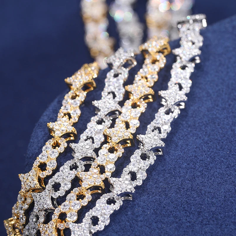 Moissanite Star Cuban Chain - Limited Edition