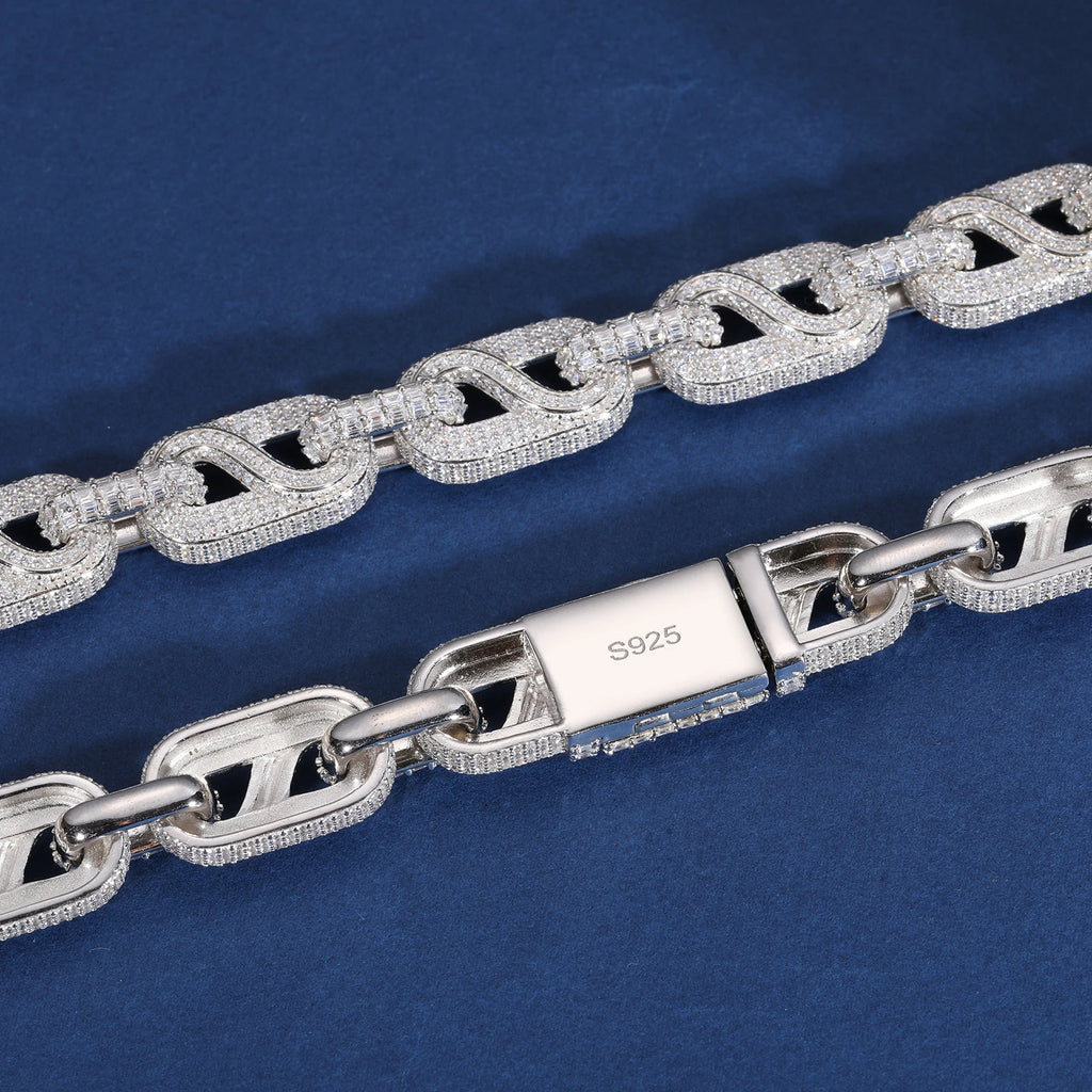Moissanite Linked Cuban Chain