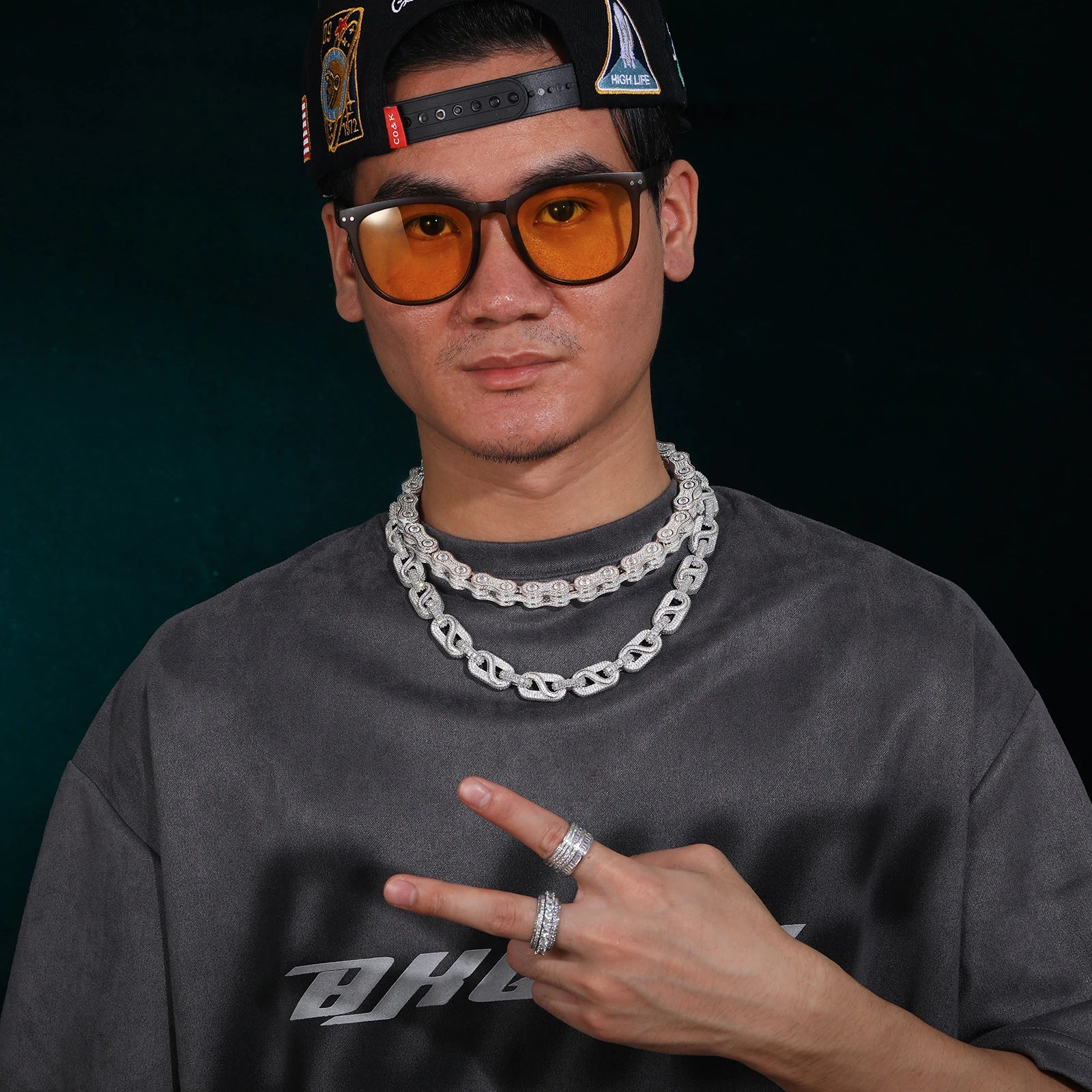 Moissanite Linked Cuban Chain