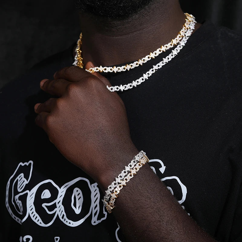 Moissanite Star Cuban Chain - Limited Edition
