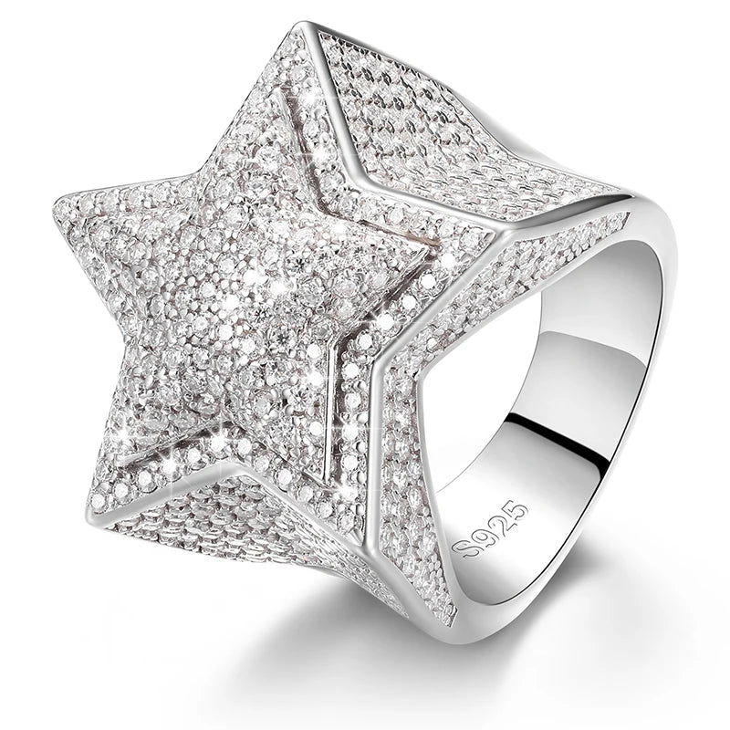 Moissanite Rockstar Ring