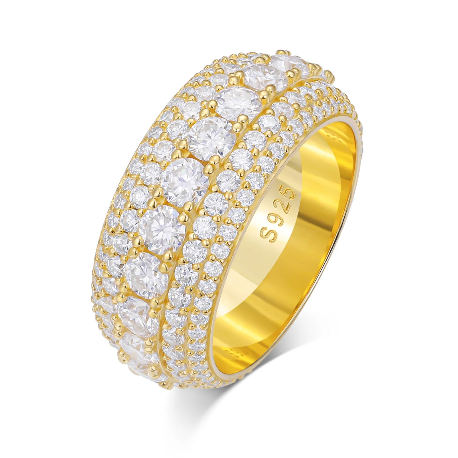 MOISSANITE ETERNITY RING