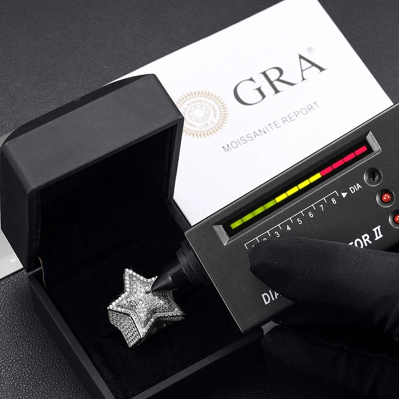 Moissanite Rockstar Ring